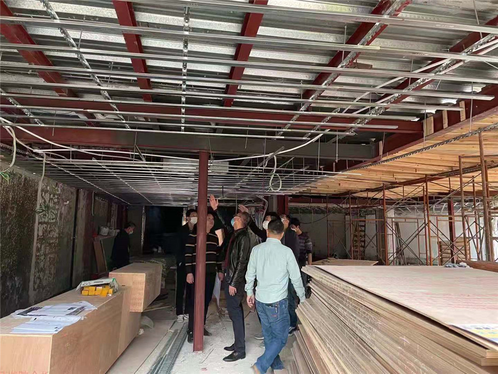 广东东莞私人会所设计工地巡查 广东东莞私人会所设计工地巡查